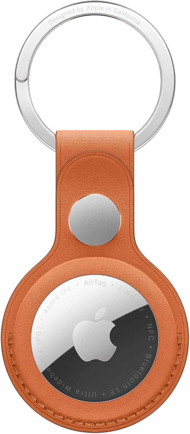 جاکلیدی AirTag Apple از جنس FineWoven به رنگ نارنجی روباهی جاکلیدی AirTag Apple از جنس FineWoven به رنگ نارنجی روباهی