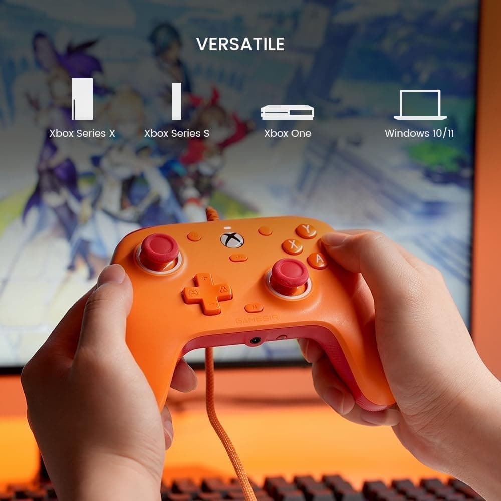 کنترلر بازی سیمی GameSir مدل G7 SE نارنجی کنترلر بازی سیمی GameSir مدل G7 SE نارنجی