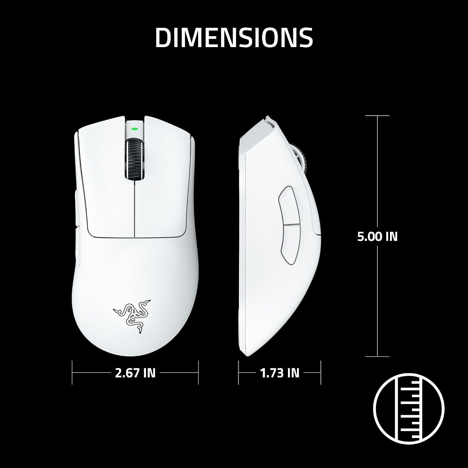 ماوس گیمینگ بیسیم ارگونومیک Razer برای ورزشهای الکترونیکی، طراحی سبک 64g، حسگر Focus Pro 30K، سوییچ Gen-3 و HyperSpeed، مدل DeathAdder V3 Pro سفید ماوس گیمینگ بیسیم ارگونومیک Razer برای ورزشهای الکترونیکی، طراحی سبک 64g، حسگر Focus Pro 30K، سوییچ Gen-3 و HyperSpeed، مدل DeathAdder V3 Pro سفید