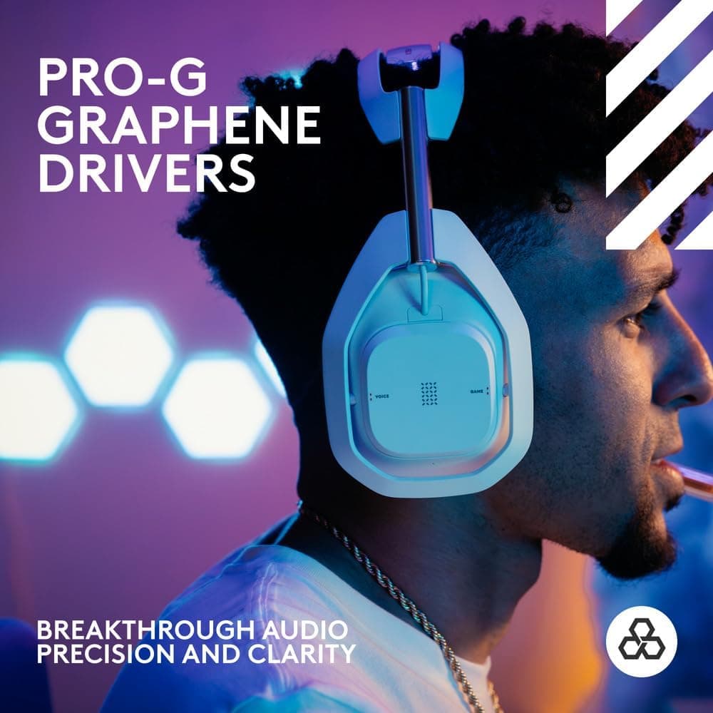 هدست گیمینگ بیسیم Logitech G مدل Astro A50 X LIGHTSPEED سفید هدست گیمینگ بیسیم Logitech G مدل Astro A50 X LIGHTSPEED سفید