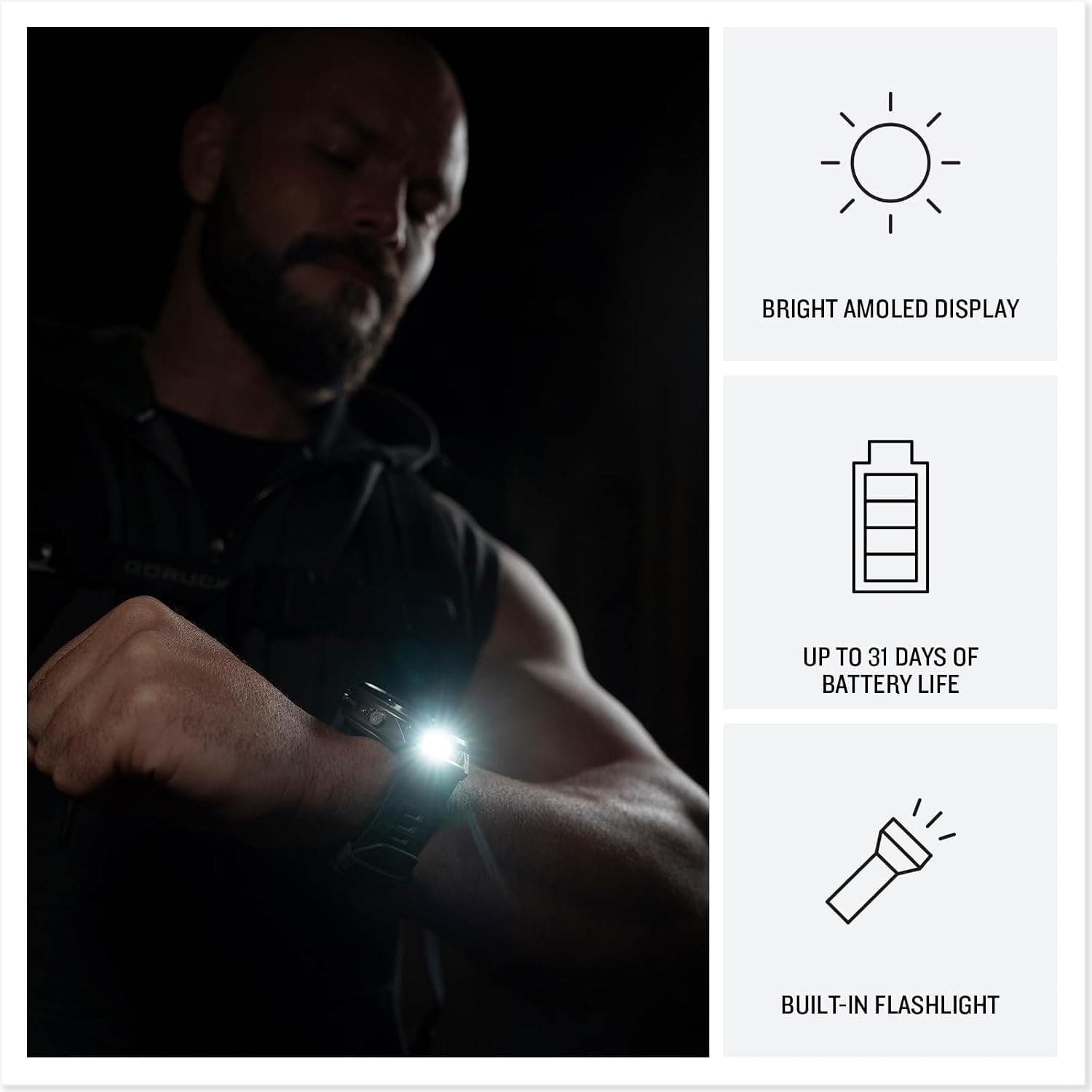 ساعت هوشمند Garmin تیتانیومی Fenix 9 Pro مدل 51mm با بند سیلیکونی نارنجی ساعت هوشمند Garmin تیتانیومی Fenix 9 Pro مدل 51mm با بند سیلیکونی نارنجی