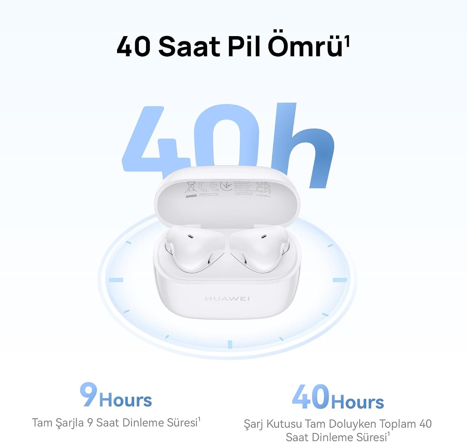 ایربادز بیسیم HUAWEI با ۴۰ ساعت شارژدهی سفید مدل FreeBuds SE 2 ایربادز بیسیم HUAWEI با ۴۰ ساعت شارژدهی سفید مدل FreeBuds SE 2