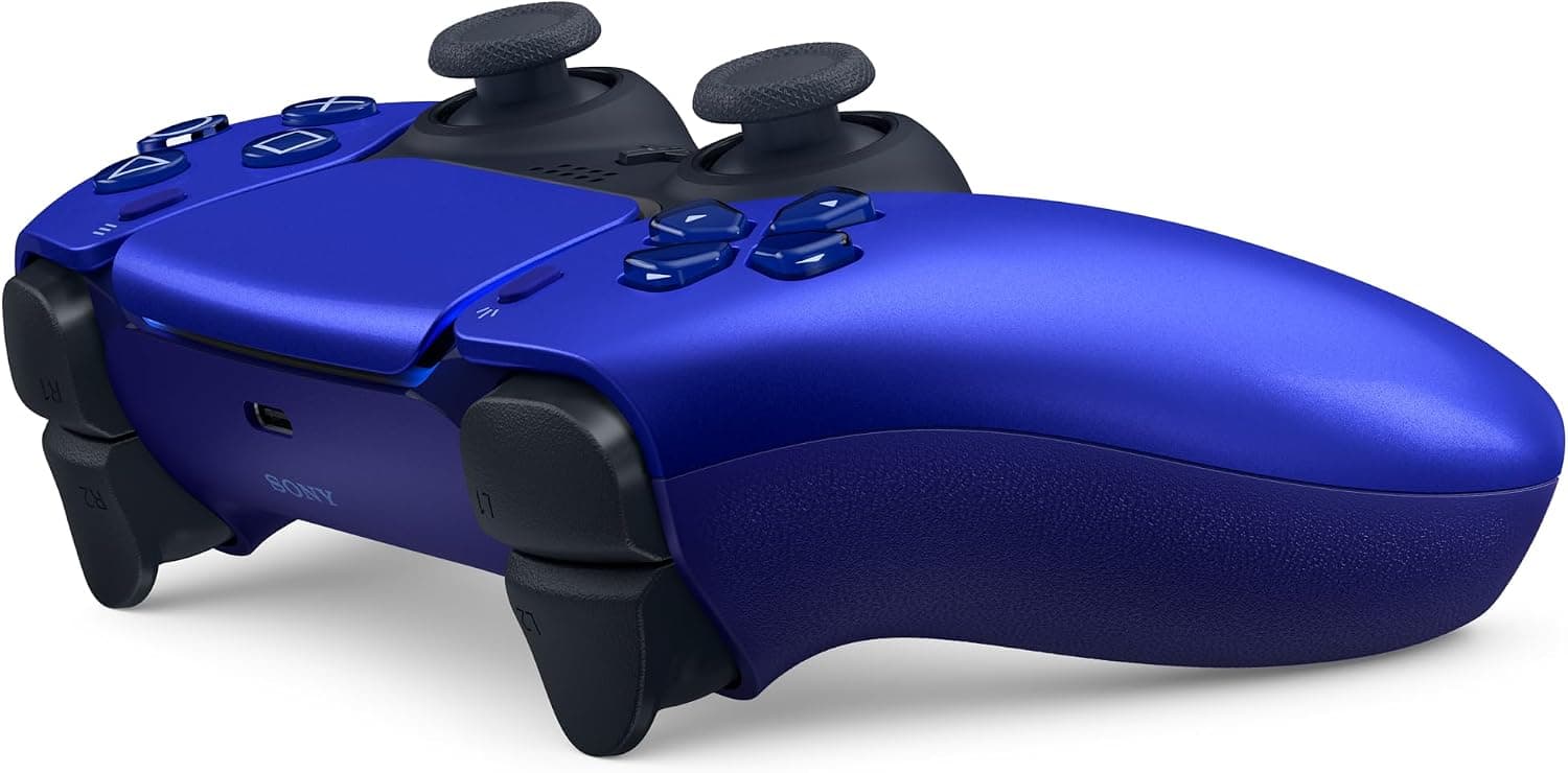 دسته بازی بیسیم PlayStation 5 DualSense آبی کبالت دسته بازی بیسیم PlayStation 5 DualSense آبی کبالت