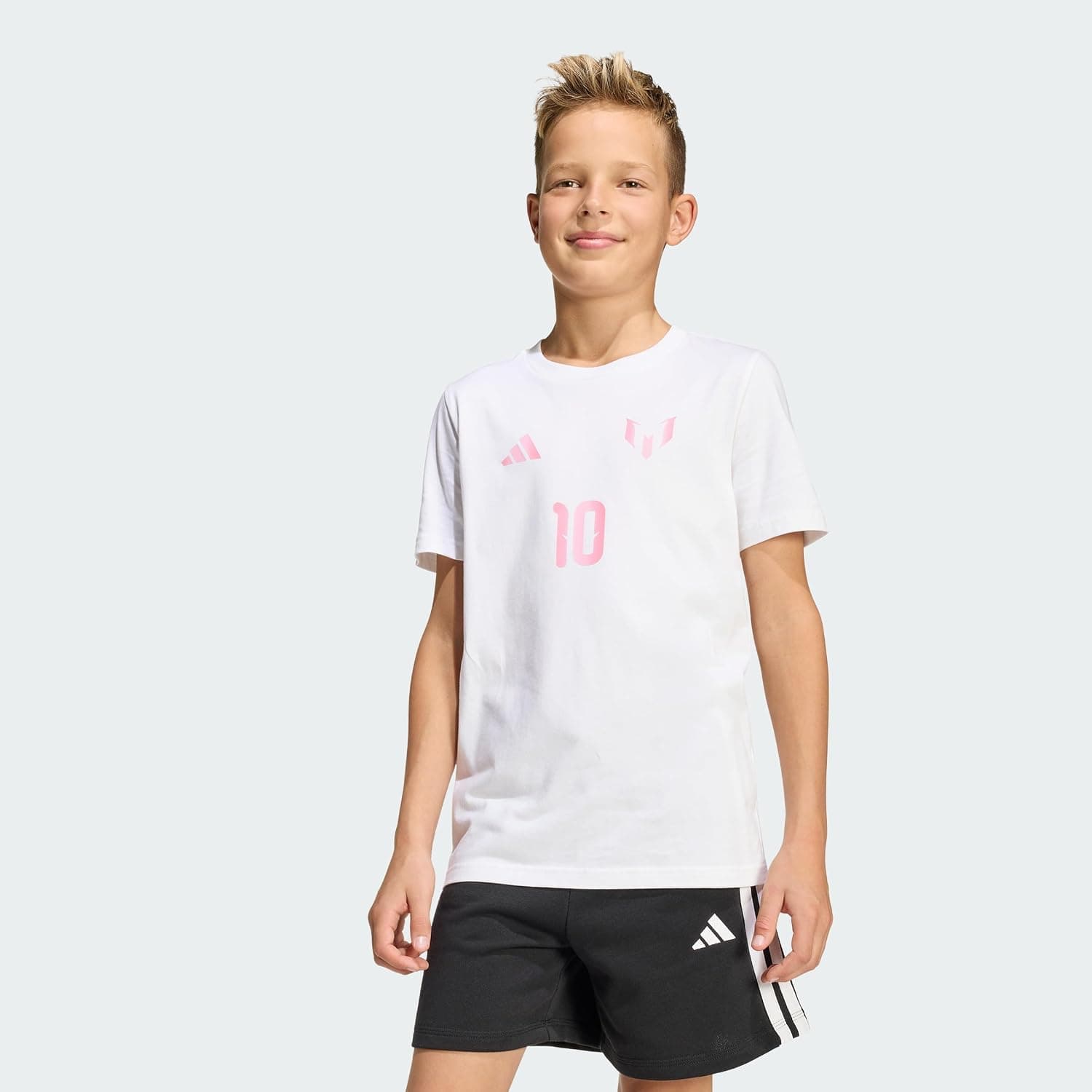 تیشرت کودکانه adidas طرح گرافیکی نام و شماره Messi تیشرت کودکانه adidas طرح گرافیکی نام و شماره Messi