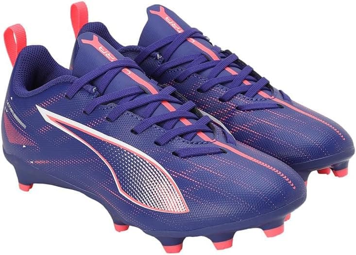 کفش فوتبال کودک PUMA آبی Ultra 5 Play Fg/Ag مدل 10769501 کفش فوتبال کودک PUMA آبی Ultra 5 Play Fg/Ag مدل 10769501