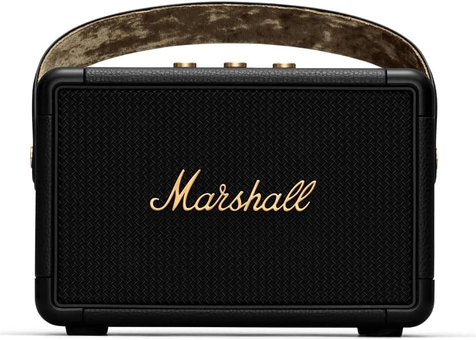 اسپیکر قابل حمل بلوتوثی Marshall مدل Kilburn II مشکی و برنجی 36W اسپیکر قابل حمل بلوتوثی Marshall مدل Kilburn II مشکی و برنجی 36W