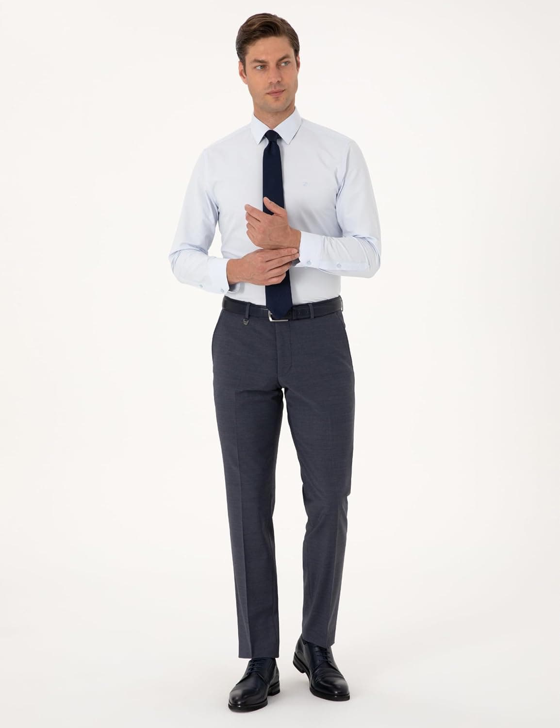 شلوار مردانه Pierre Cardin آبی تیره مدل 50317636-VR032 شلوار مردانه Pierre Cardin آبی تیره مدل 50317636-VR032