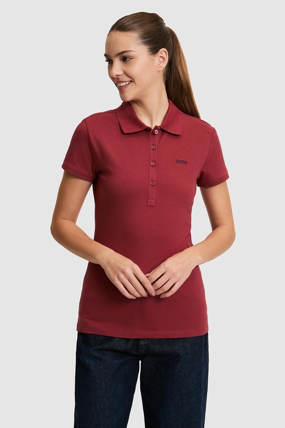 تیشرت زنانه U.S. POLO ASSN. یقه گرد بیسیک مدل 50323461-VR087 تیشرت زنانه U.S. POLO ASSN. یقه گرد بیسیک مدل 50323461-VR087