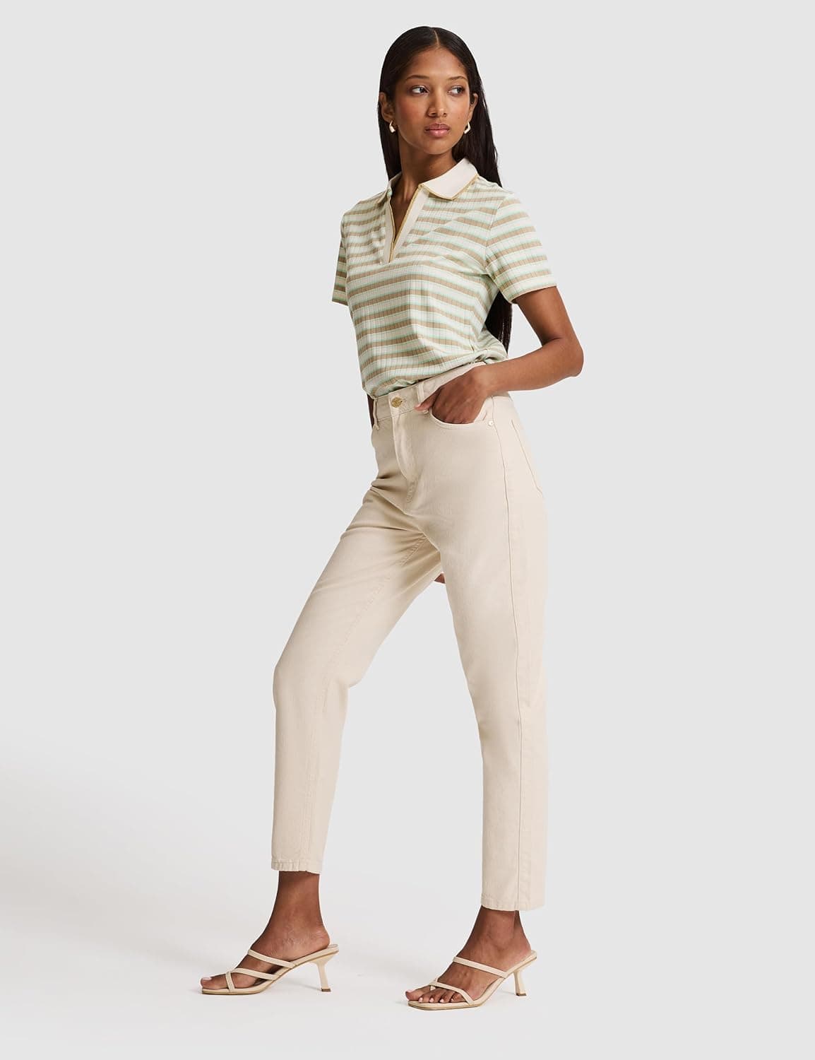 شلوار جین زنانه Pierre Cardin بژ مدل 50313225-VR011 شلوار جین زنانه Pierre Cardin بژ مدل 50313225-VR011