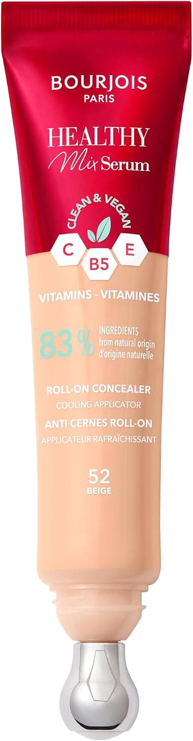 کانسیلر سرمی 2-in-1 Bourjois Healthy Mix با اپلیکاتور خنککننده بژ 13ml کانسیلر سرمی 2-in-1 Bourjois Healthy Mix با اپلیکاتور خنککننده بژ 13ml