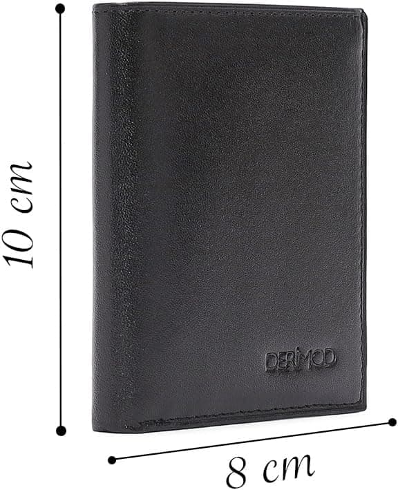 کارتخوری مردانه Derimod چرمی مشکی باریک 8×10 cm کارتخوری مردانه Derimod چرمی مشکی باریک 8×10 cm