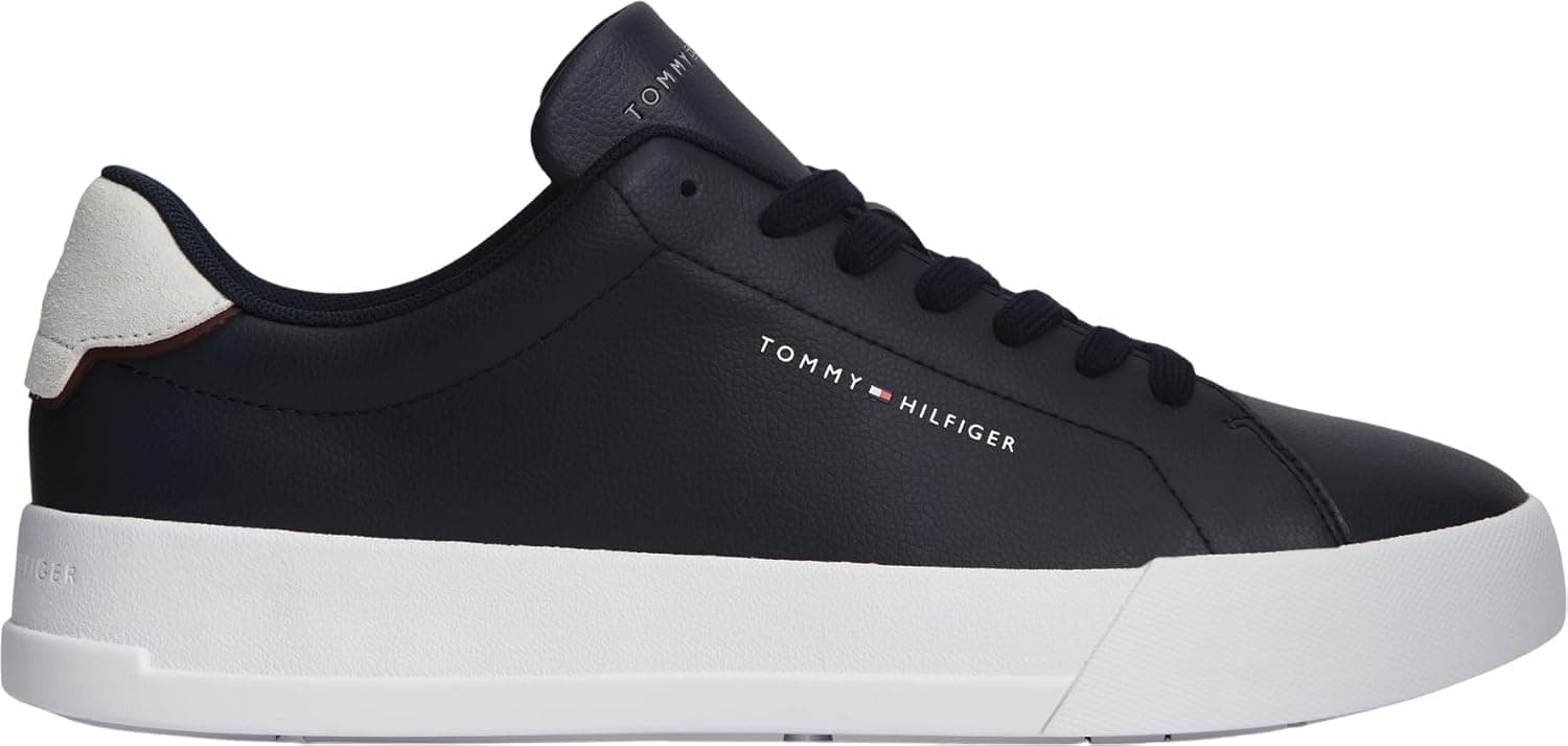 اسنیکر مردانه Tommy Hilfiger چرمی زیره تخت پاشنه با گذار رنگی اکرو اسنیکر مردانه Tommy Hilfiger چرمی زیره تخت پاشنه با گذار رنگی اکرو