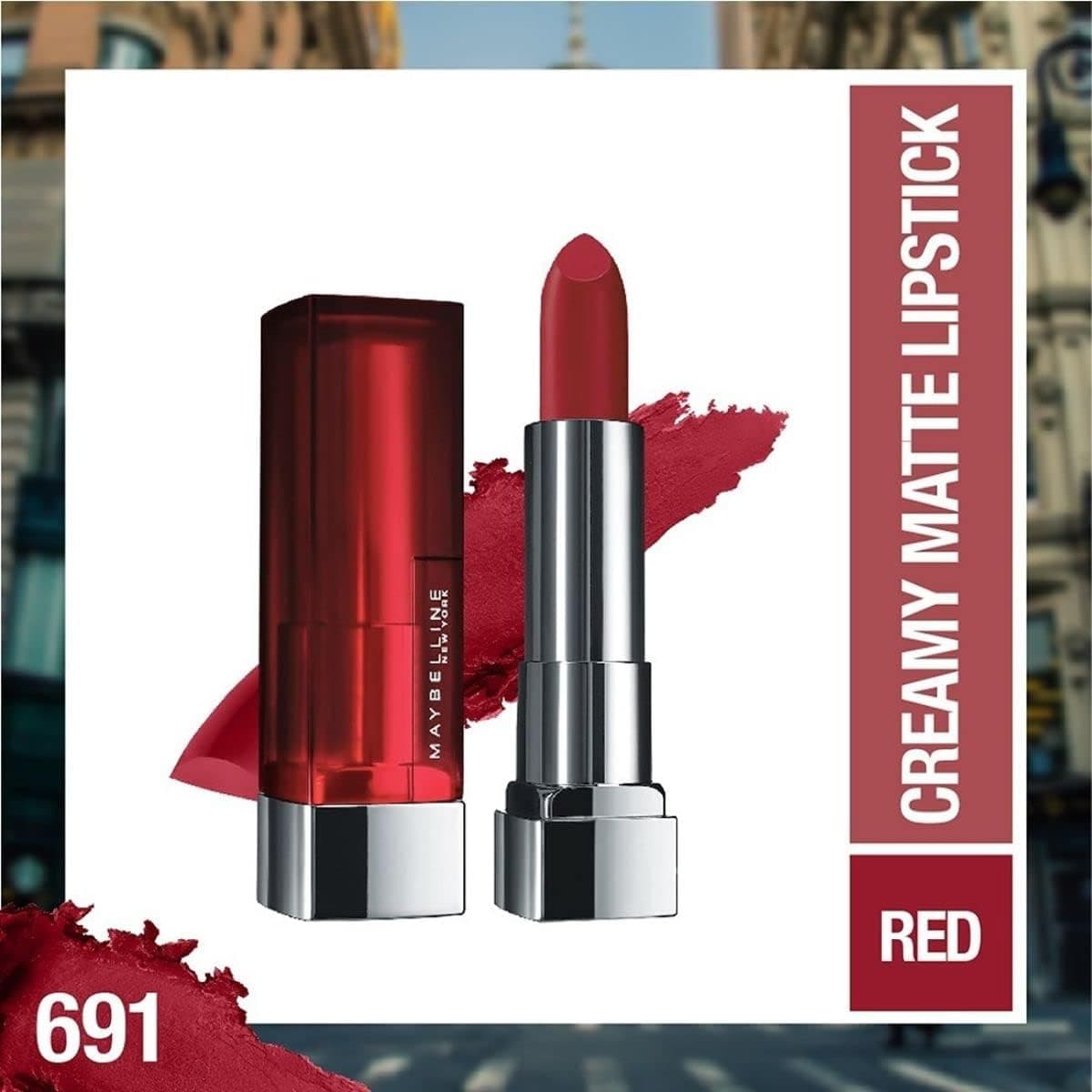 رژ لب MAYBELLINE مات و مرطوبکننده، رنگ Rich Ruby، 1 عدد رژ لب MAYBELLINE مات و مرطوبکننده، رنگ Rich Ruby، 1 عدد