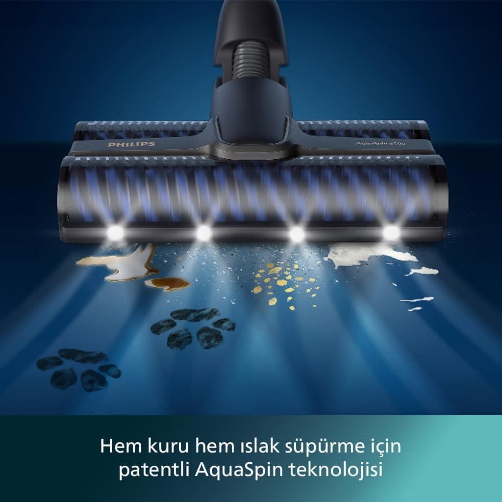 جاروبرقی عمودی بیسیم Philips AquaTrio سری 9000 مدل XW9463/11 و محلول تمیزکننده XV1792/01 جاروبرقی عمودی بیسیم Philips AquaTrio سری 9000 مدل XW9463/11 و محلول تمیزکننده XV1792/01