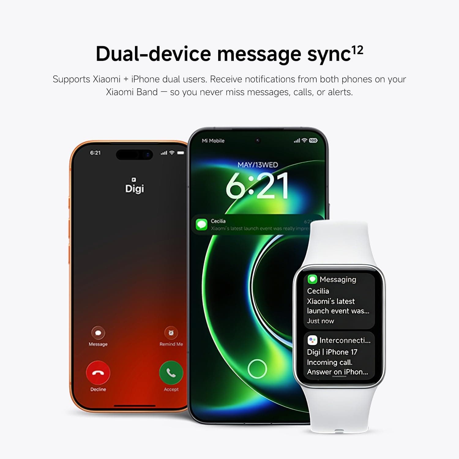 دستبند هوشمند زنانه و مردانه Xiaomi با نمایشگر AMOLED مدل Smart Band 10 Pro نقرهای دستبند هوشمند زنانه و مردانه Xiaomi با نمایشگر AMOLED مدل Smart Band 10 Pro نقرهای