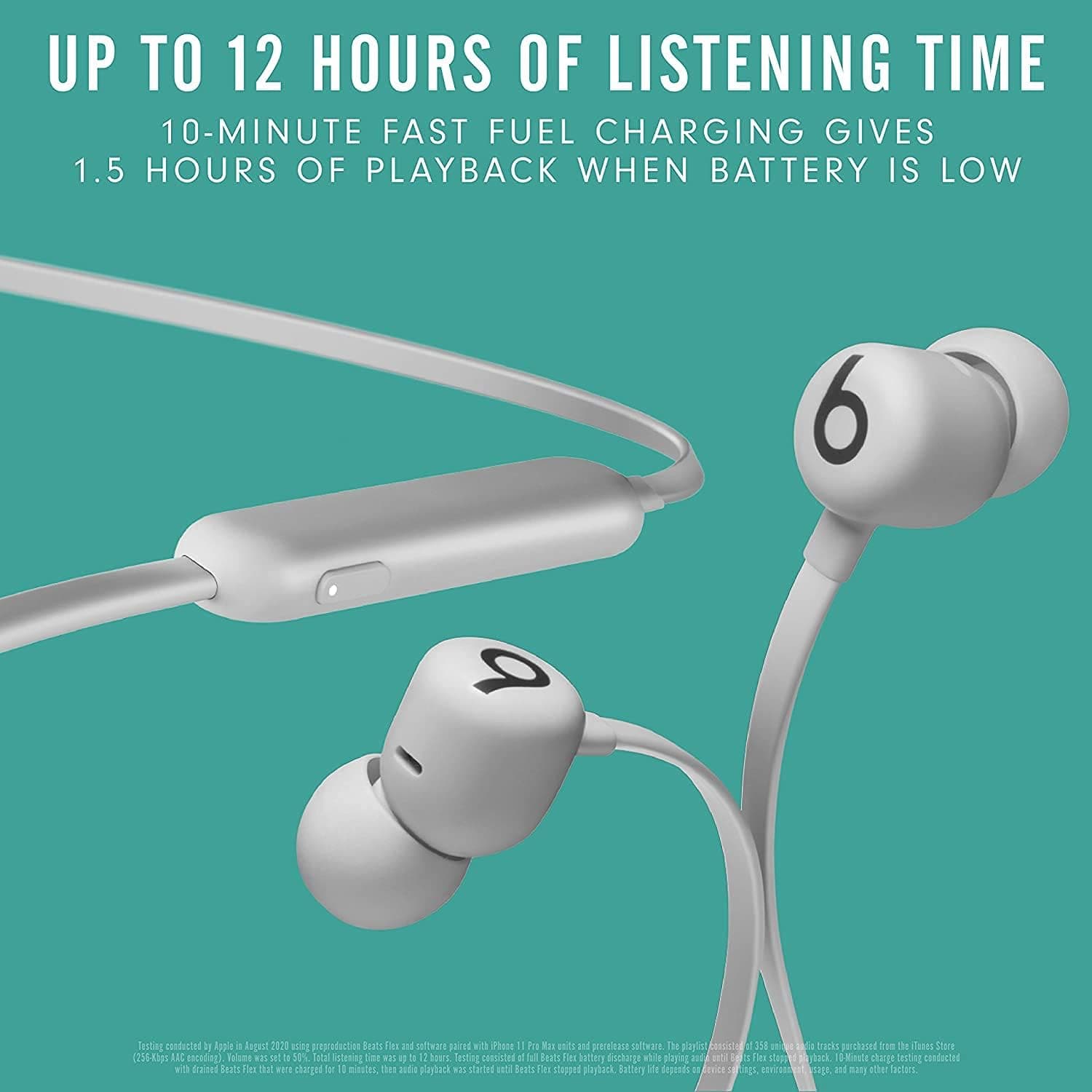 گوشی بلوتوثی داخل گوش Beats Flex با چیپ Apple W1 خاکستری گوشی بلوتوثی داخل گوش Beats Flex با چیپ Apple W1 خاکستری