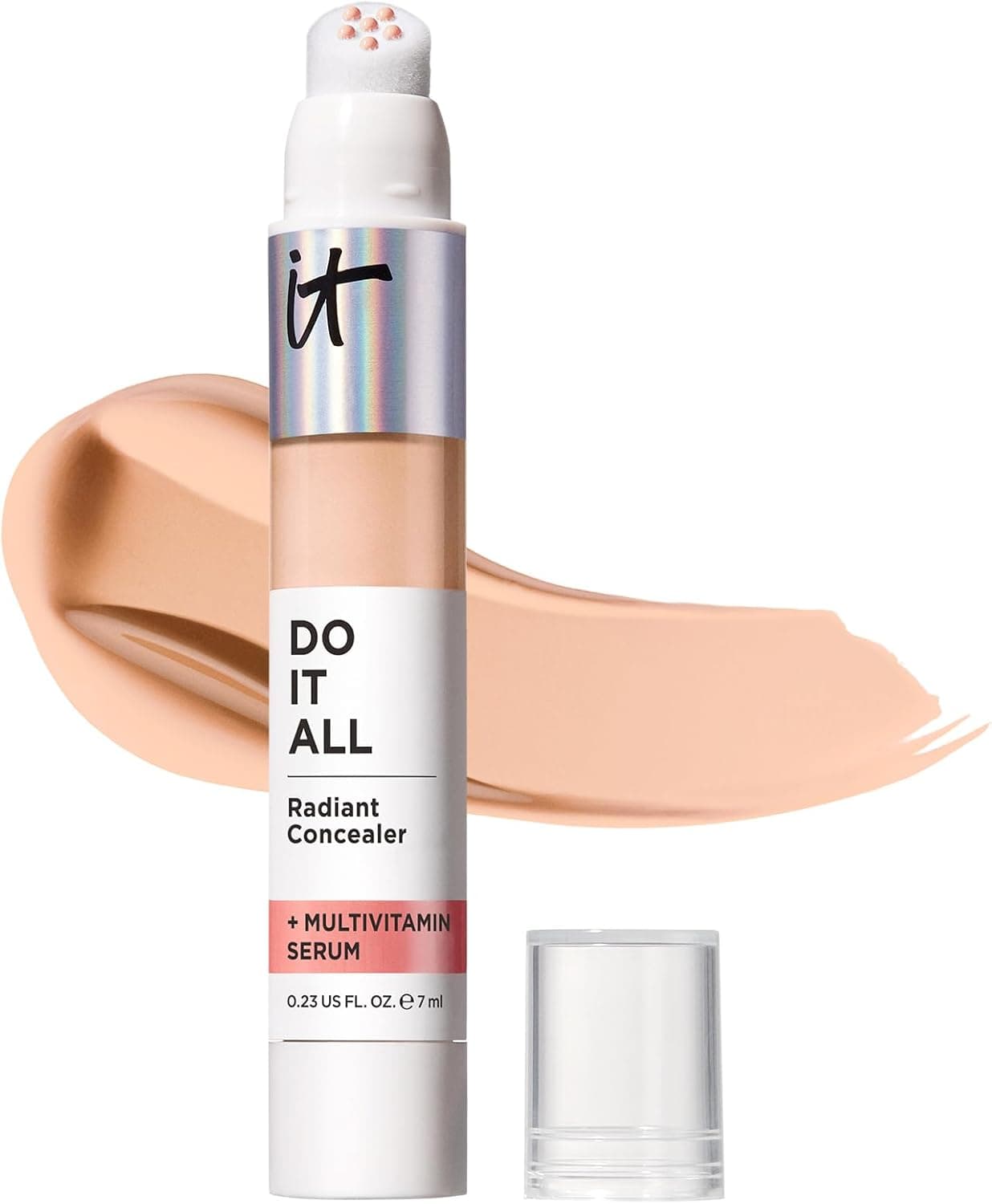 کانسیلر سرمی It Cosmetics Do It All با جلوه درخشان رنگ Light Neutral 210 کانسیلر سرمی It Cosmetics Do It All با جلوه درخشان رنگ Light Neutral 210