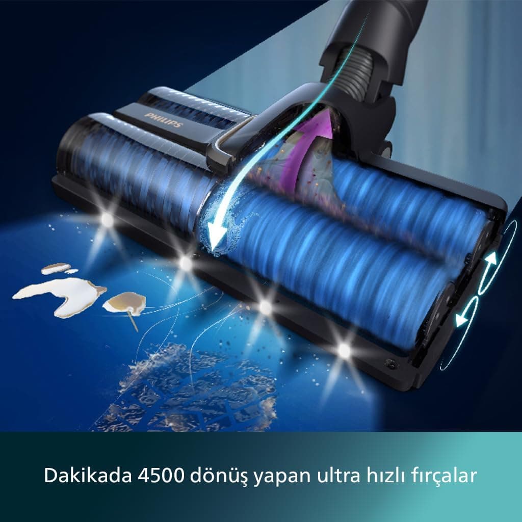 جاروبرقی عمودی بیسیم Philips AquaTrio سری 9000 مدل XW9463/11 و محلول تمیزکننده XV1792/01 جاروبرقی عمودی بیسیم Philips AquaTrio سری 9000 مدل XW9463/11 و محلول تمیزکننده XV1792/01
