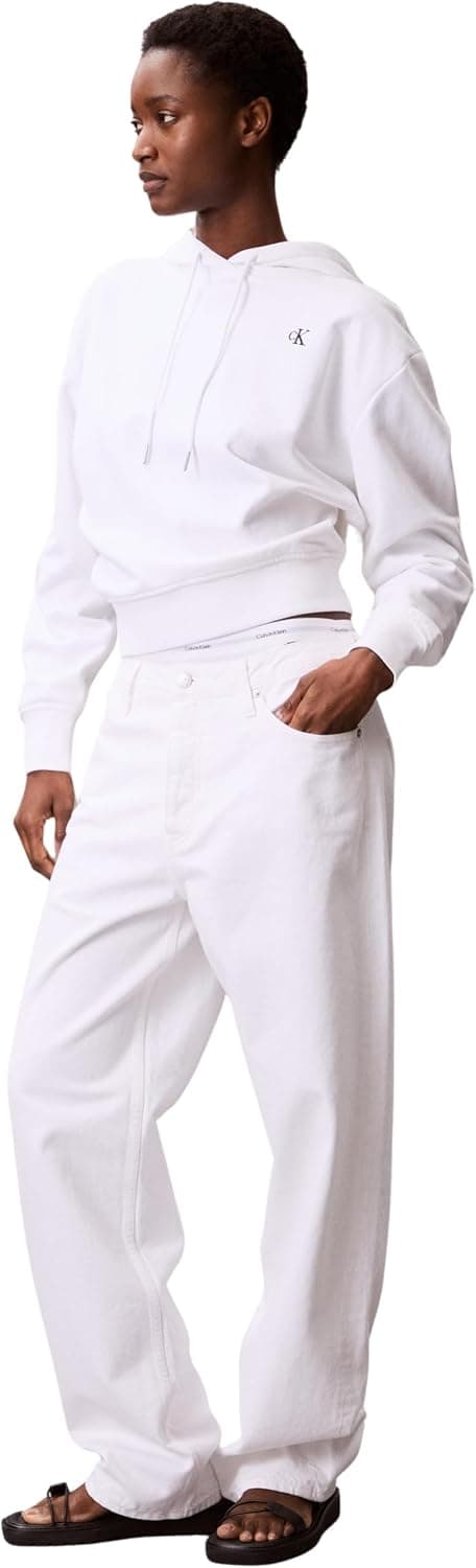 هودی زنانه Calvin Klein مدل LS MONOGRAM TERRY PO هودی زنانه Calvin Klein مدل LS MONOGRAM TERRY PO