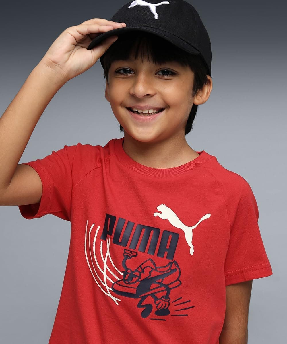 تیشرت یونisex بچگانه PUMA مدل LITTLE RUNNERS تیشرت یونisex بچگانه PUMA مدل LITTLE RUNNERS