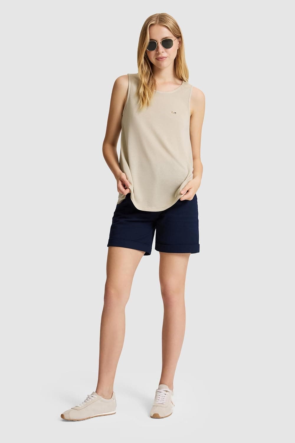 تیشرت زنانه U.S. POLO ASSN یقه گرد Basic خاکی روشن مدل 50323548 VR183 تیشرت زنانه U.S. POLO ASSN یقه گرد Basic خاکی روشن مدل 50323548 VR183