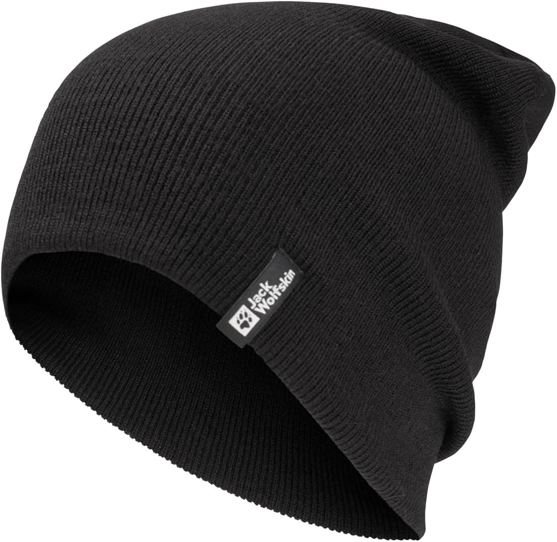 کلاه بافتنی یونیسکس بزرگسال Jack Wolfskin Rib Beanie شب کلاه بافتنی یونیسکس بزرگسال Jack Wolfskin Rib Beanie شب