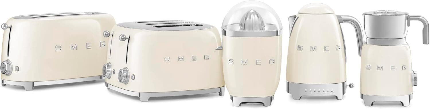 آبمرکبگیر Smeg به سبک رترو دهه ۵۰ کرم مدل CJF11CRUK آبمرکبگیر Smeg به سبک رترو دهه ۵۰ کرم مدل CJF11CRUK