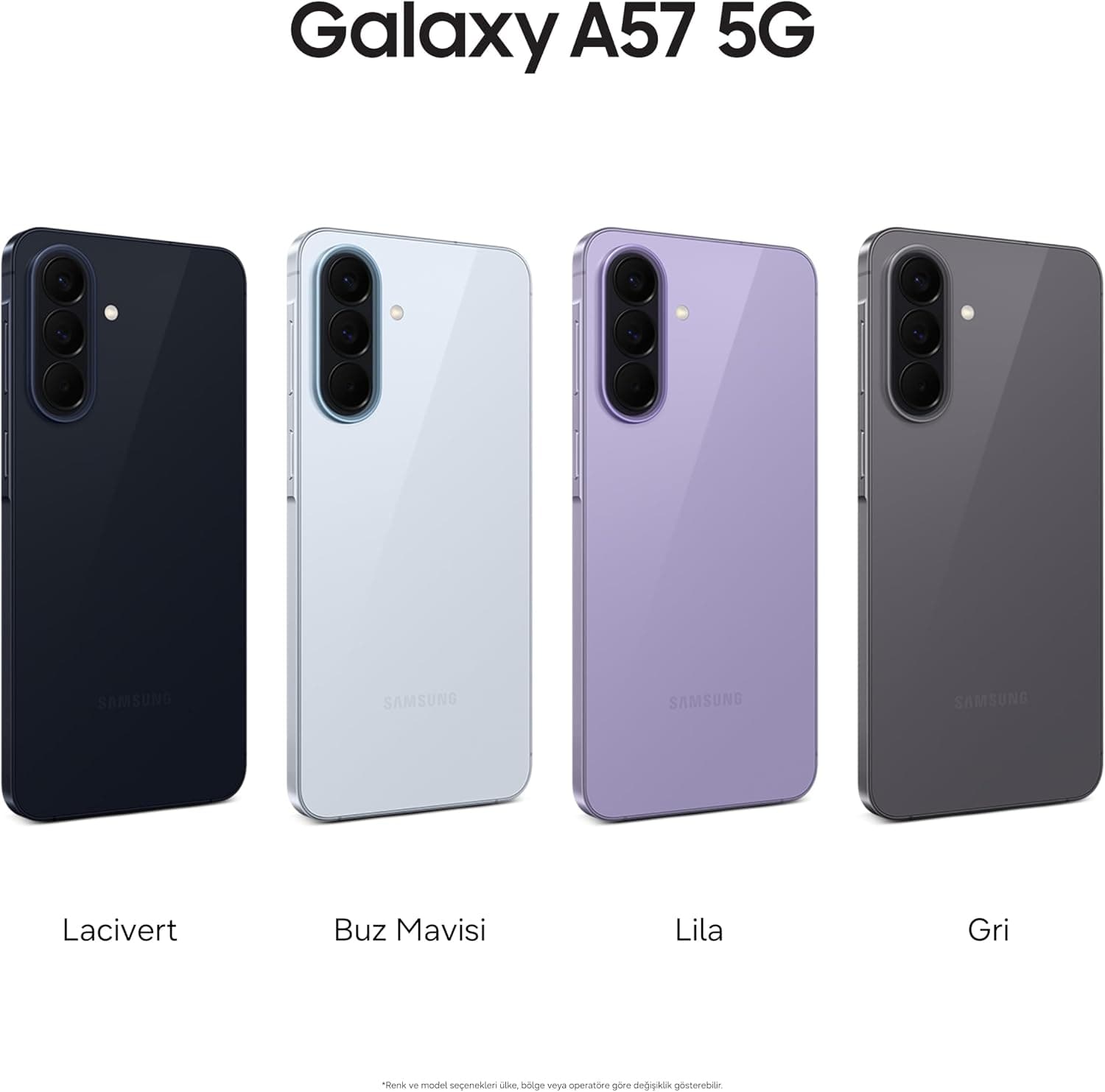 گوشی هوشمند Samsung Galaxy A57 5G اندرویدی با حافظه 256GB و RAM 8GB، سرمهای، دوربین سهگانه مدل Galaxy A57 5G گوشی هوشمند Samsung Galaxy A57 5G اندرویدی با حافظه 256GB و RAM 8GB، سرمهای، دوربین سهگانه مدل Galaxy A57 5G