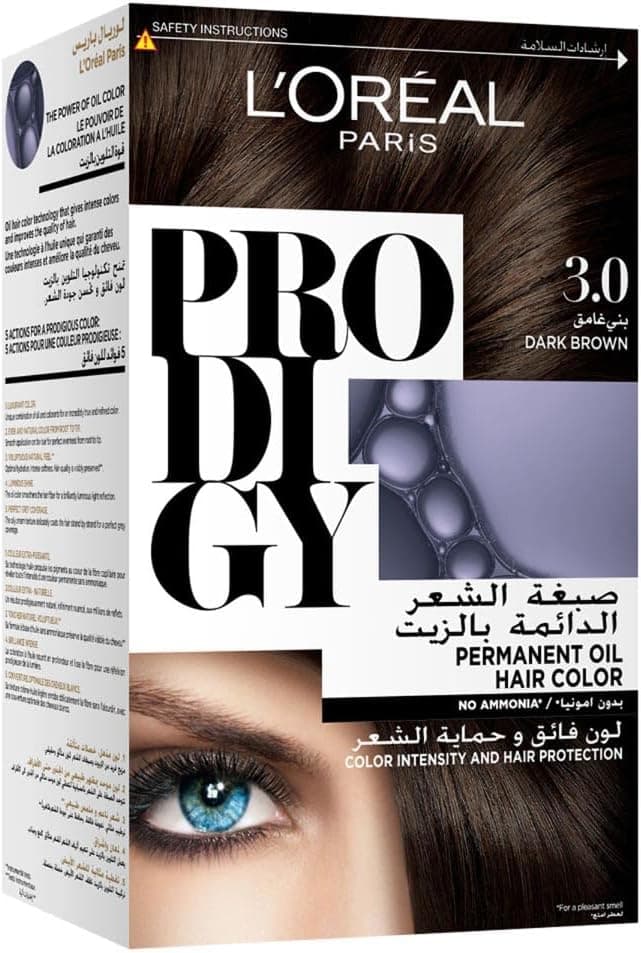 رنگ موی L'Oreal Paris Prodigy قهوهای تیره مدل 3.0 بسته 1pkt رنگ موی L'Oreal Paris Prodigy قهوهای تیره مدل 3.0 بسته 1pkt