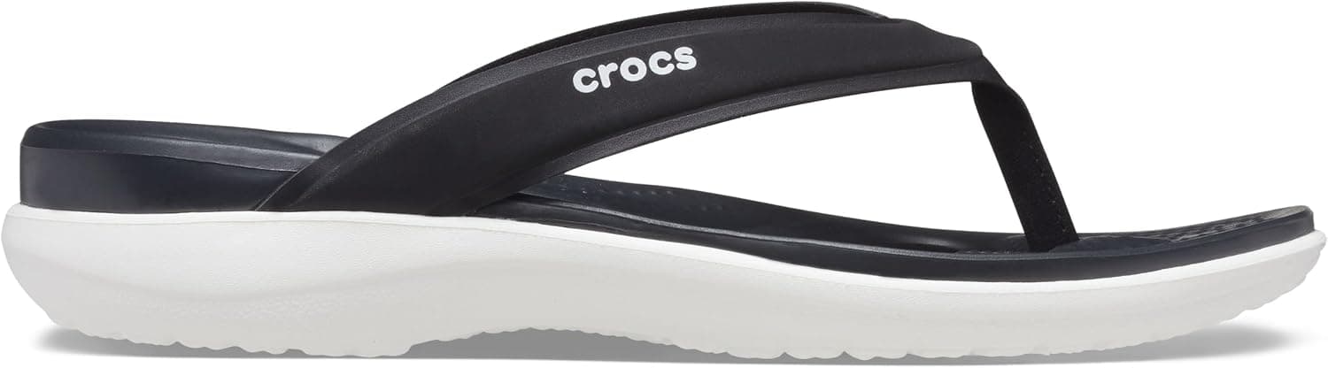 صندل دمپایی زنانه Crocs مشکی مدل Capri V Sporty Flip صندل دمپایی زنانه Crocs مشکی مدل Capri V Sporty Flip