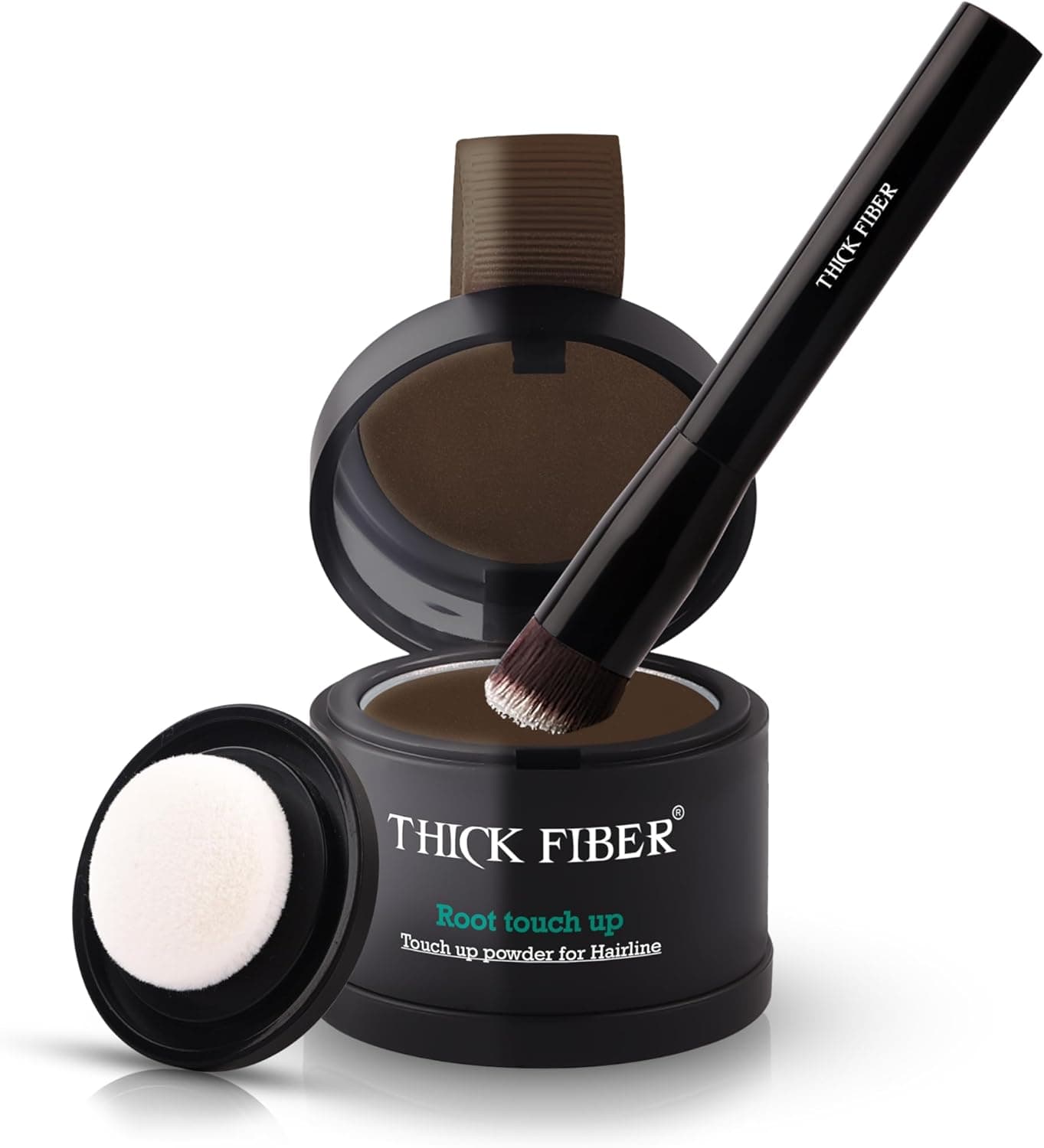 پودر پوشاننده ریشه و خط رویش مو THICK FIBER قهوهای تیره پودر پوشاننده ریشه و خط رویش مو THICK FIBER قهوهای تیره