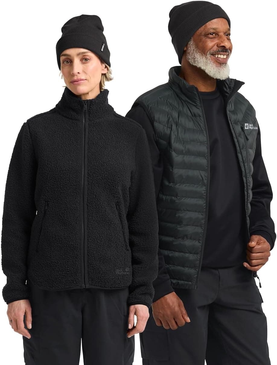 کلاه بافتنی یونیسکس بزرگسال Jack Wolfskin Rib Beanie شب کلاه بافتنی یونیسکس بزرگسال Jack Wolfskin Rib Beanie شب
