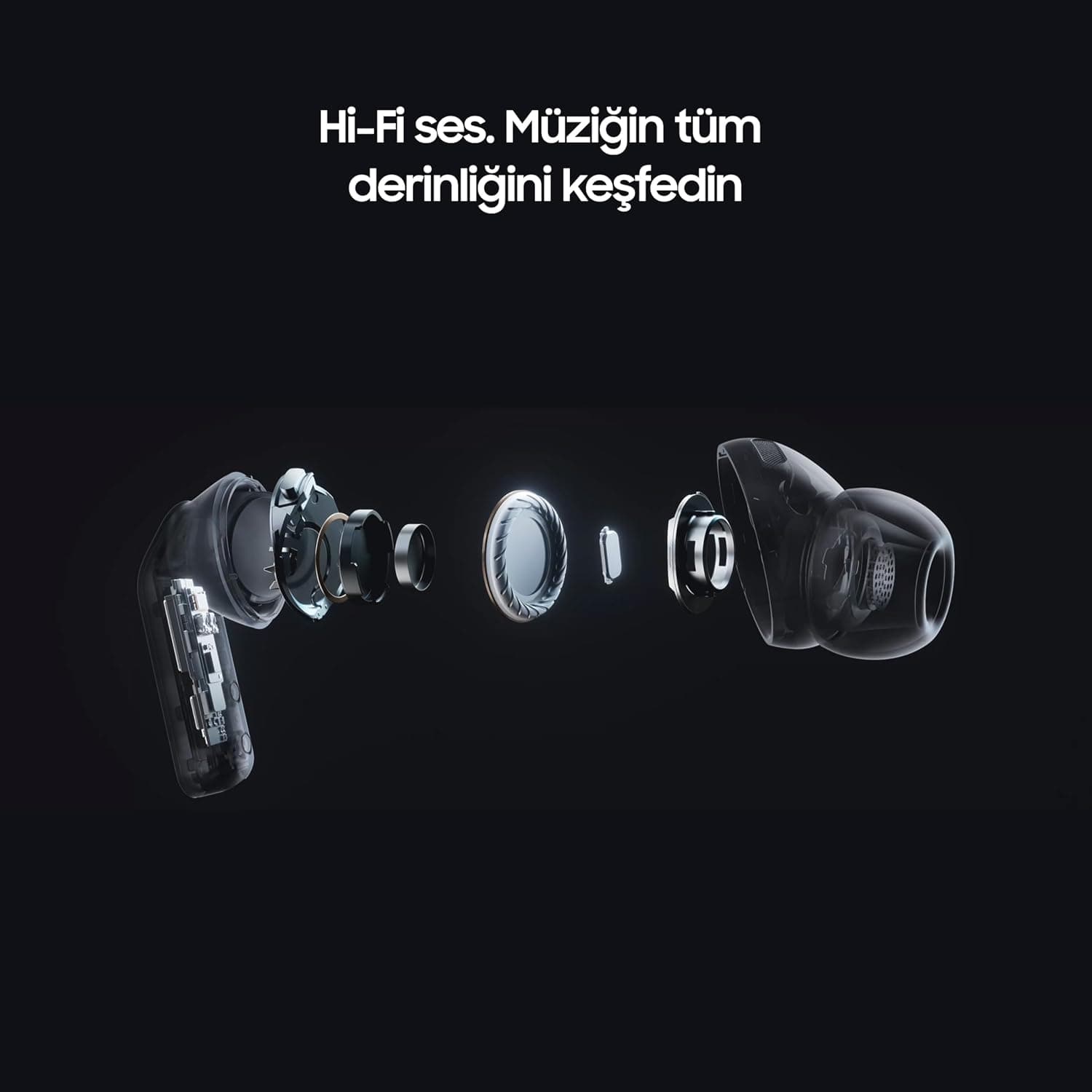 هدفون بلوتوثی Samsung Galaxy Buds4 Pro سفید با بدنه فلزی، بلندگوی دوطرفه و آمپلیفایر دوگانه، ANC بهبودیافته و کنترل تطبیقی نویز هدفون بلوتوثی Samsung Galaxy Buds4 Pro سفید با بدنه فلزی، بلندگوی دوطرفه و آمپلیفایر دوگانه، ANC بهبودیافته و کنترل تطبیقی نویز