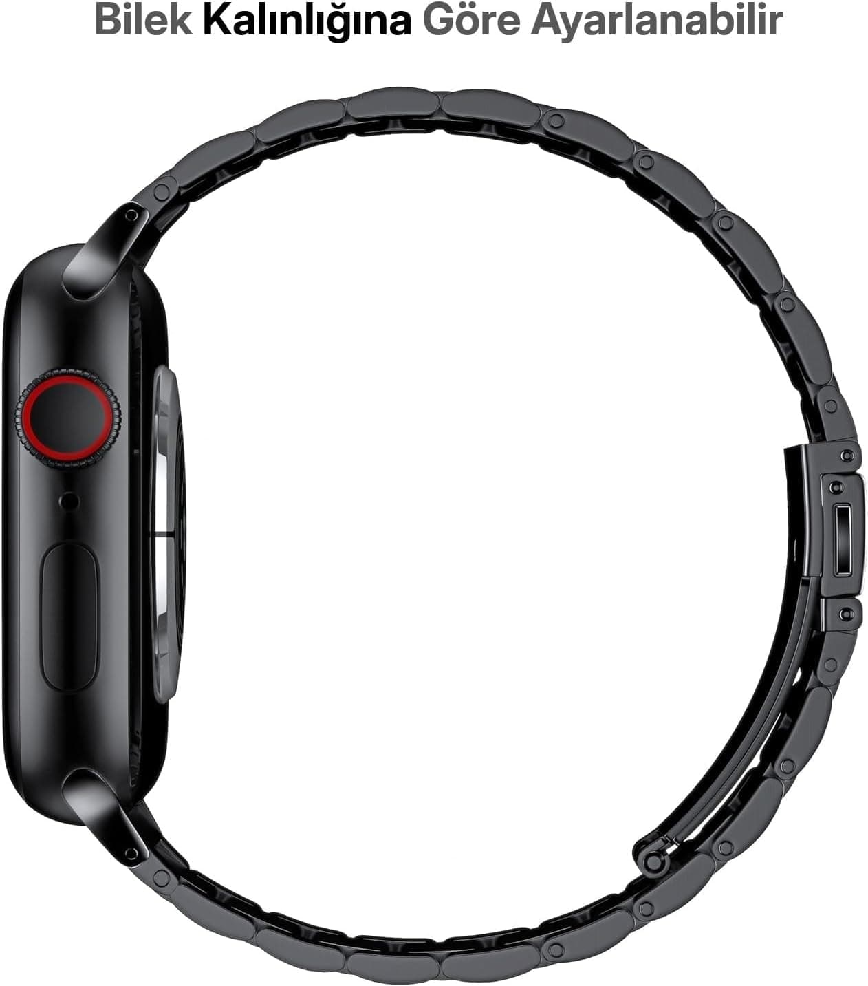 بند فلزی سازگار با Apple Watch minesk مشکی 42mm 44mm 45mm 46mm 49mm بند فلزی سازگار با Apple Watch minesk مشکی 42mm 44mm 45mm 46mm 49mm