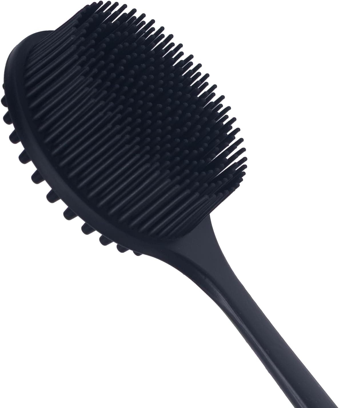 برس پشت حمام DNC سیلیکونی نرم دسته بلند مشکی بدون BPA ضد حساسیت برس پشت حمام DNC سیلیکونی نرم دسته بلند مشکی بدون BPA ضد حساسیت