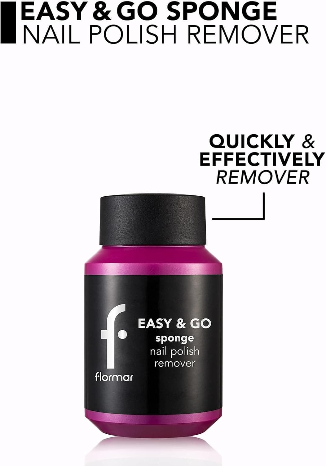 پاککننده اسفنجی لاک ناخن Flormar Easy & Go حاوی استون و عصاره گل ارکیده پاککننده اسفنجی لاک ناخن Flormar Easy & Go حاوی استون و عصاره گل ارکیده