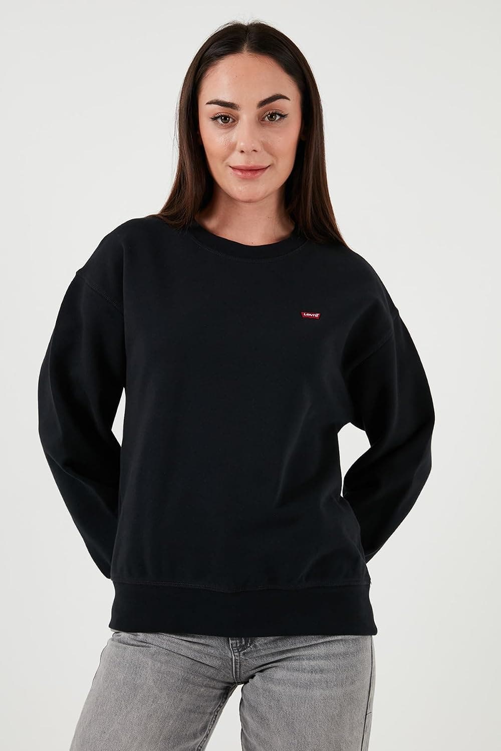 سویشرت زنانه Levi's یقه گرد مدل Standard سویشرت زنانه Levi's یقه گرد مدل Standard