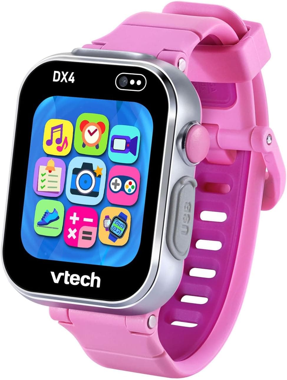ساعت هوشمند کودک VTech صورتی مدل KidiZoom DX4 ساعت هوشمند کودک VTech صورتی مدل KidiZoom DX4