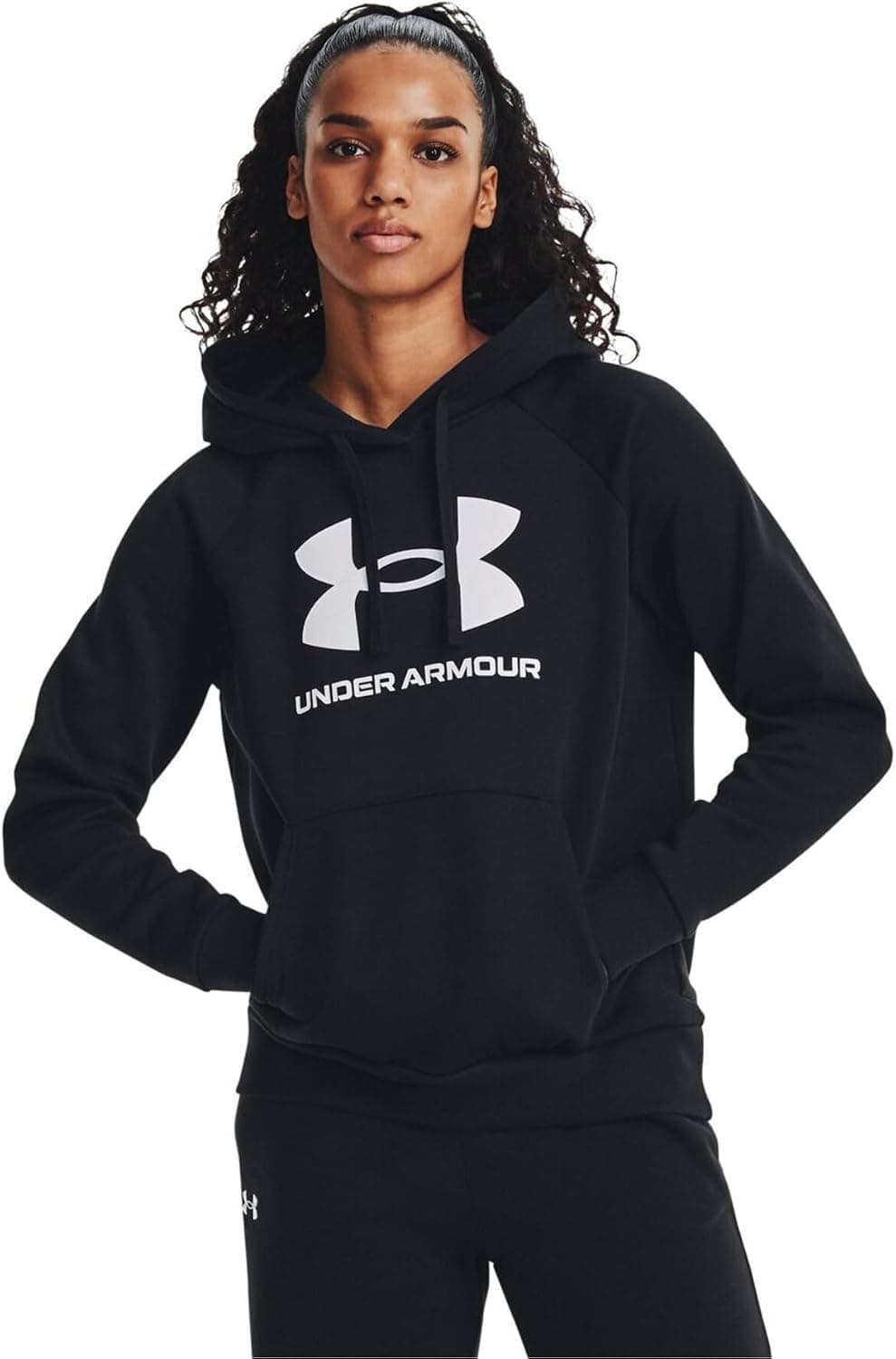 سویشرت زنانه Under Armour کلاهدار پلار با لوگوی بزرگ سویشرت زنانه Under Armour کلاهدار پلار با لوگوی بزرگ