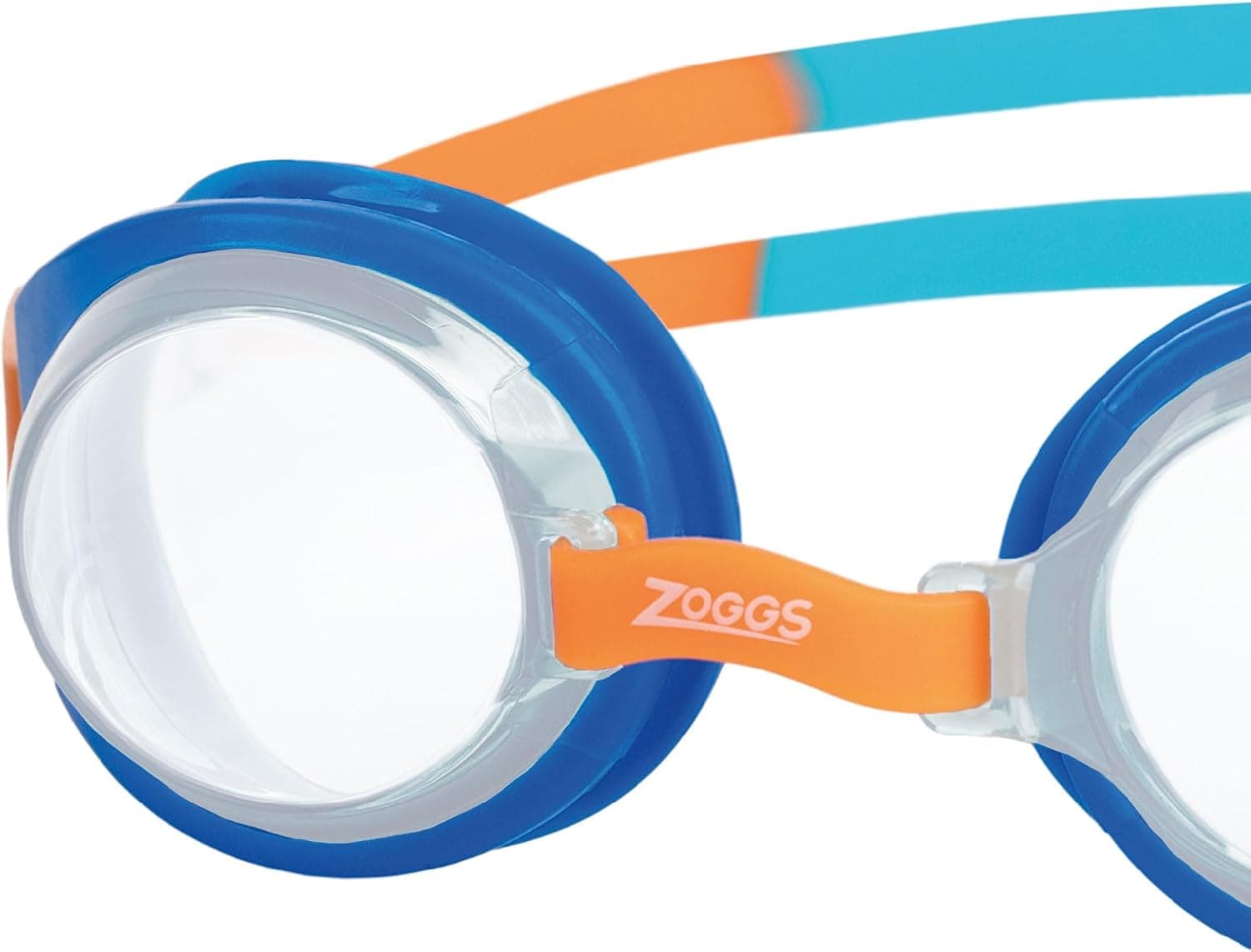عینک شنا کودک Zoggs Little Ripper آبی نارنجی با لنز شفاف ضدبخار و بند قابل تنظیم عینک شنا کودک Zoggs Little Ripper آبی نارنجی با لنز شفاف ضدبخار و بند قابل تنظیم