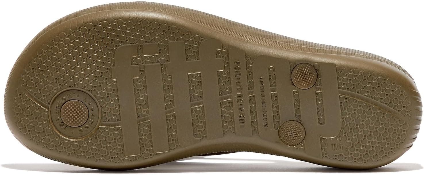 صندل لاانگشتی زنانه FitFlop تخت ساده مدل Iqushion صندل لاانگشتی زنانه FitFlop تخت ساده مدل Iqushion