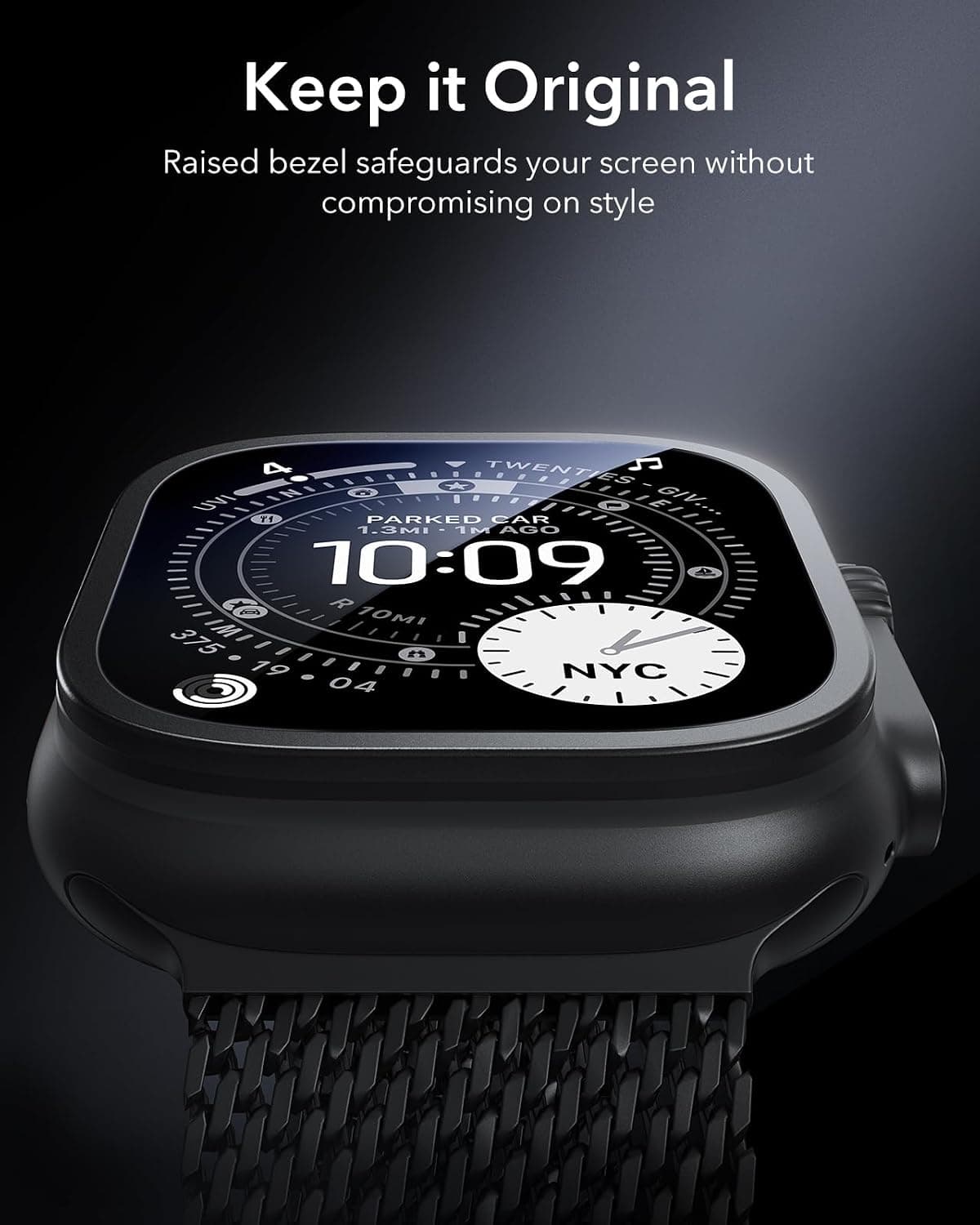 محافظ صفحه نمایش ESR Armorite برای Apple Watch Ultra 4 2026/3/2/Ultra محافظ صفحه نمایش ESR Armorite برای Apple Watch Ultra 4 2026/3/2/Ultra