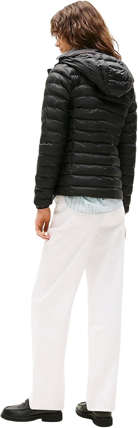 ژاکت زنانه Tommy Hilfiger پدینگدار راهراه GLOBAL مدل LW ژاکت زنانه Tommy Hilfiger پدینگدار راهراه GLOBAL مدل LW