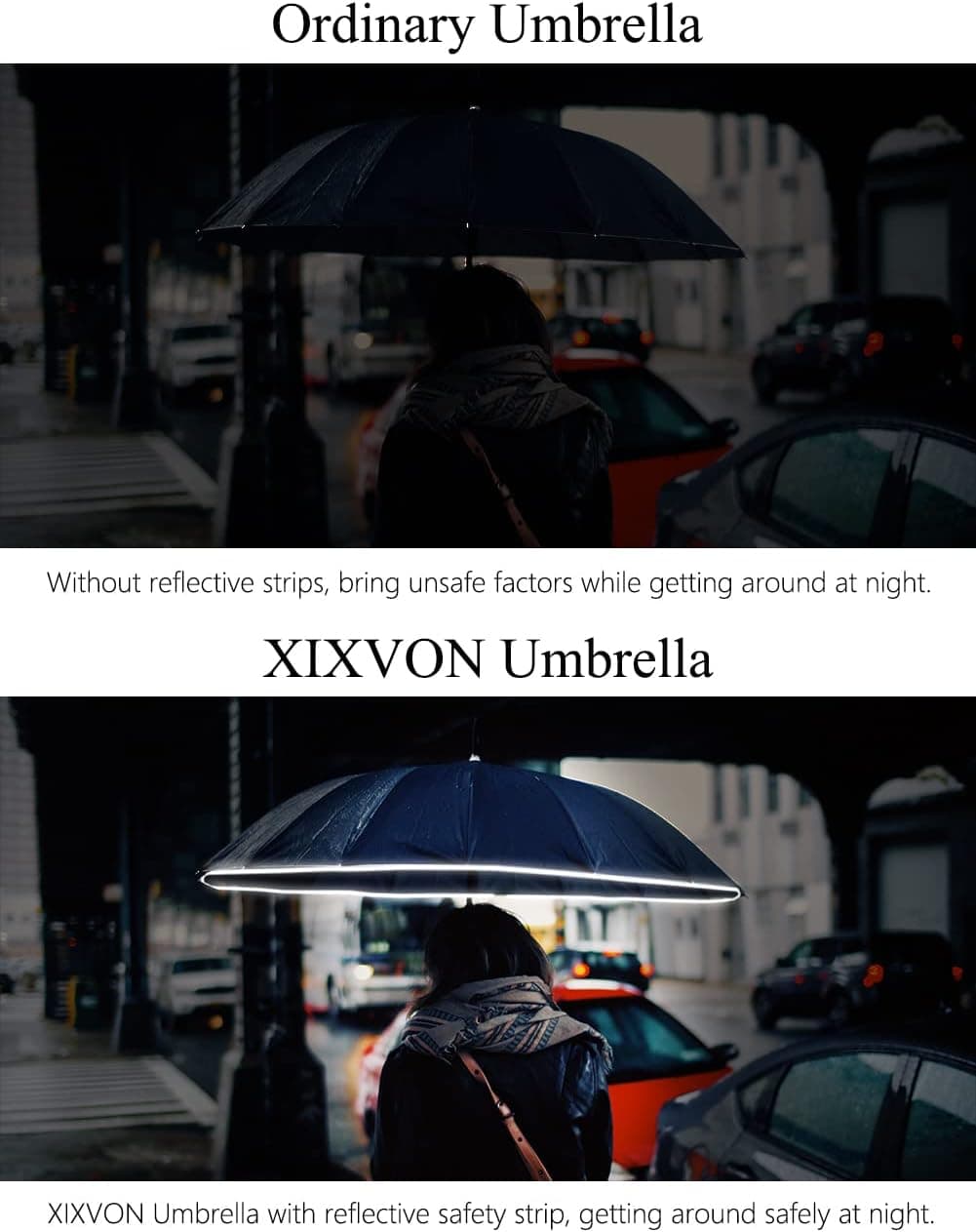 چتر XIXVON Umbrella Pro اتوماتیک تاشو معکوس ضدباد با محافظت UV 99% چتر XIXVON Umbrella Pro اتوماتیک تاشو معکوس ضدباد با محافظت UV 99%