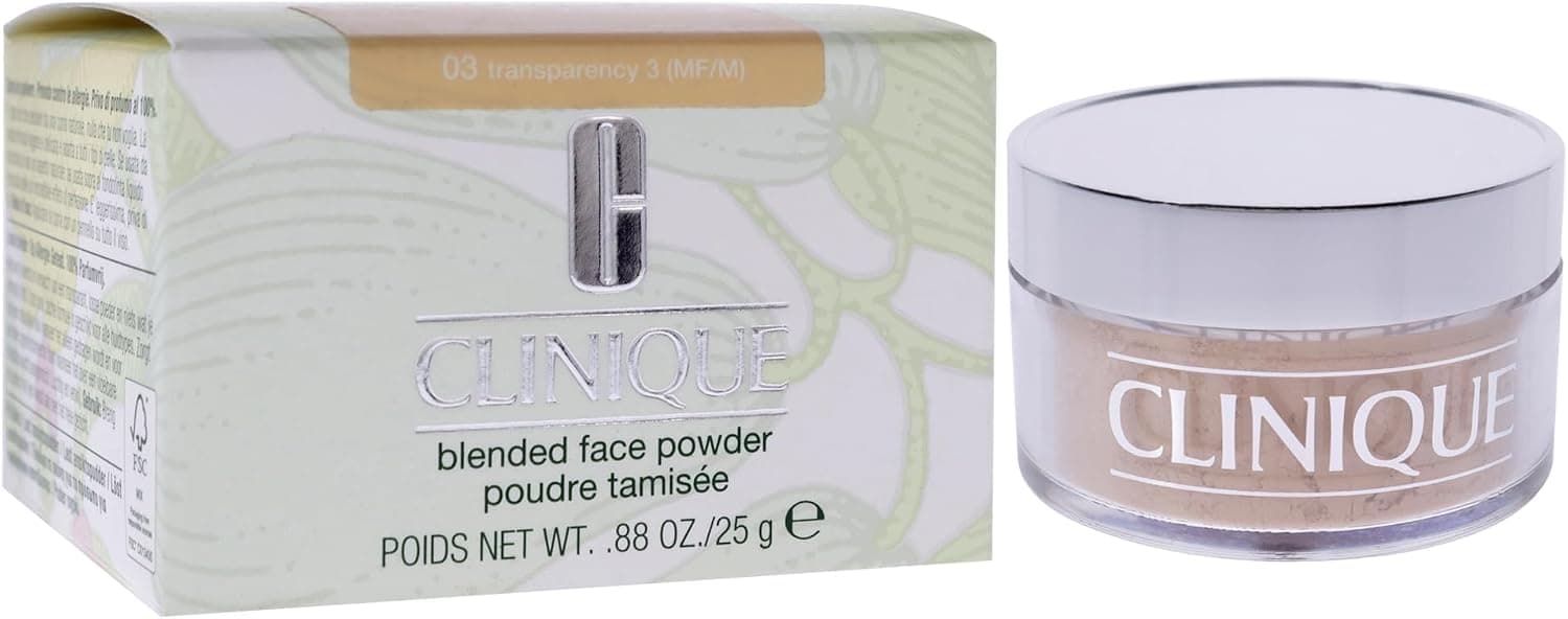 پودر صورت Clinique مدل Blended Transparency No.03 25G پودر صورت Clinique مدل Blended Transparency No.03 25G