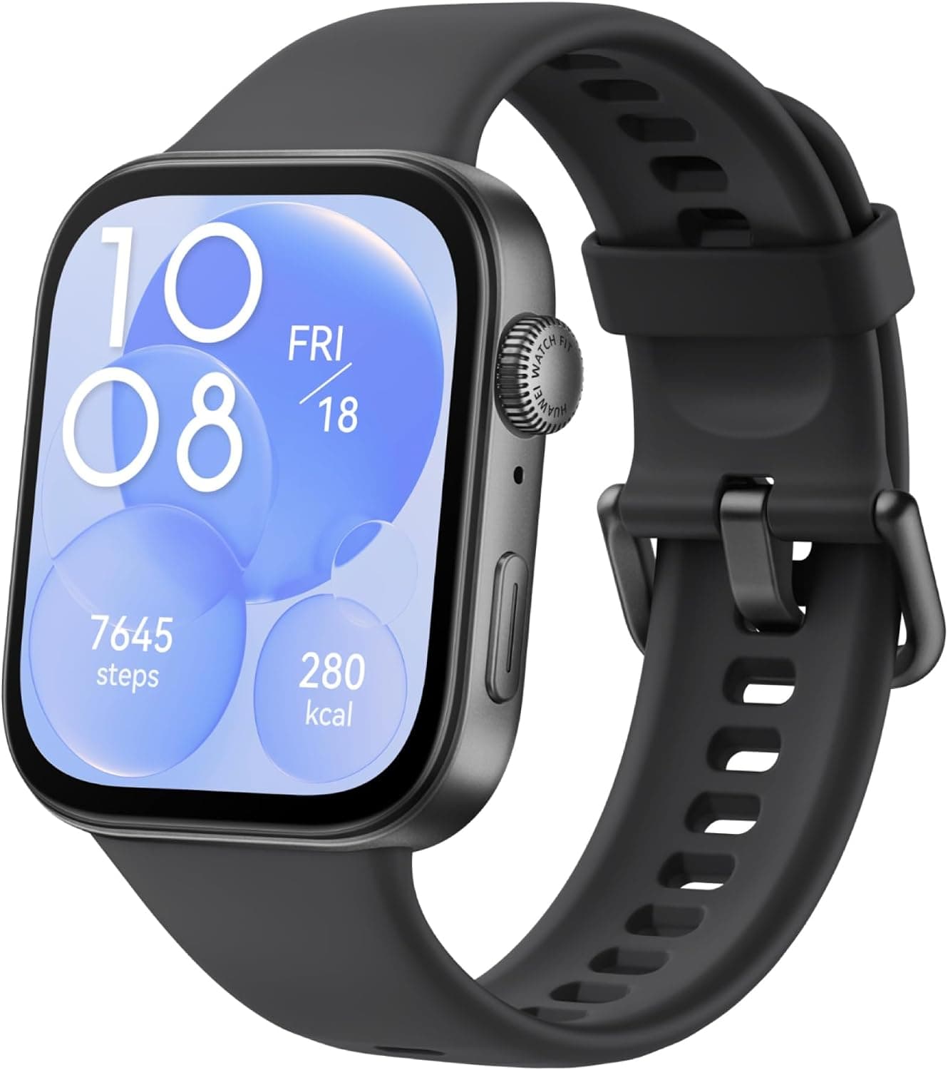 ساعت هوشمند HUAWEI مشکی با نمایشگر AMOLED 1.82 اینچی مدل WATCH FIT 3 ساعت هوشمند HUAWEI مشکی با نمایشگر AMOLED 1.82 اینچی مدل WATCH FIT 3