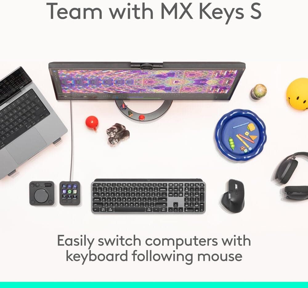 ماوس بیسیم ارگونومیک Logitech با بازخورد لمسی، اسکرول فوقسریع و شارژ USB-C، گرافیتی مدل MX Master 4 ماوس بیسیم ارگونومیک Logitech با بازخورد لمسی، اسکرول فوقسریع و شارژ USB-C، گرافیتی مدل MX Master 4