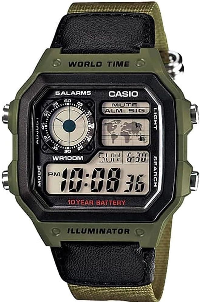 ساعت مچی مردانه Casio دیجیتال مشکی و رزگلد مدل AE-1200WHL-5AVDF ساعت مچی مردانه Casio دیجیتال مشکی و رزگلد مدل AE-1200WHL-5AVDF