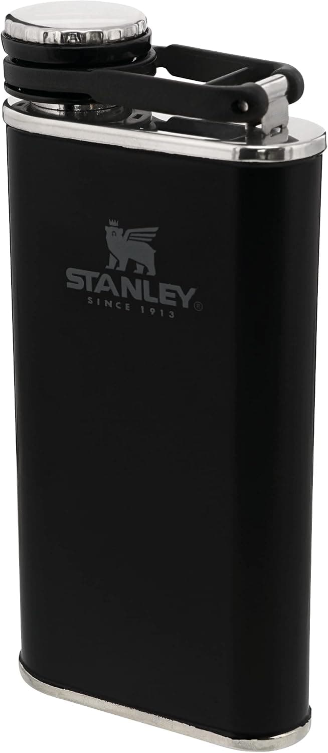 فلاسک جیبی Stanley مدل کلاسیک 0.23 Litre مشکی مات از جنس استیل ضدزنگ فلاسک جیبی Stanley مدل کلاسیک 0.23 Litre مشکی مات از جنس استیل ضدزنگ