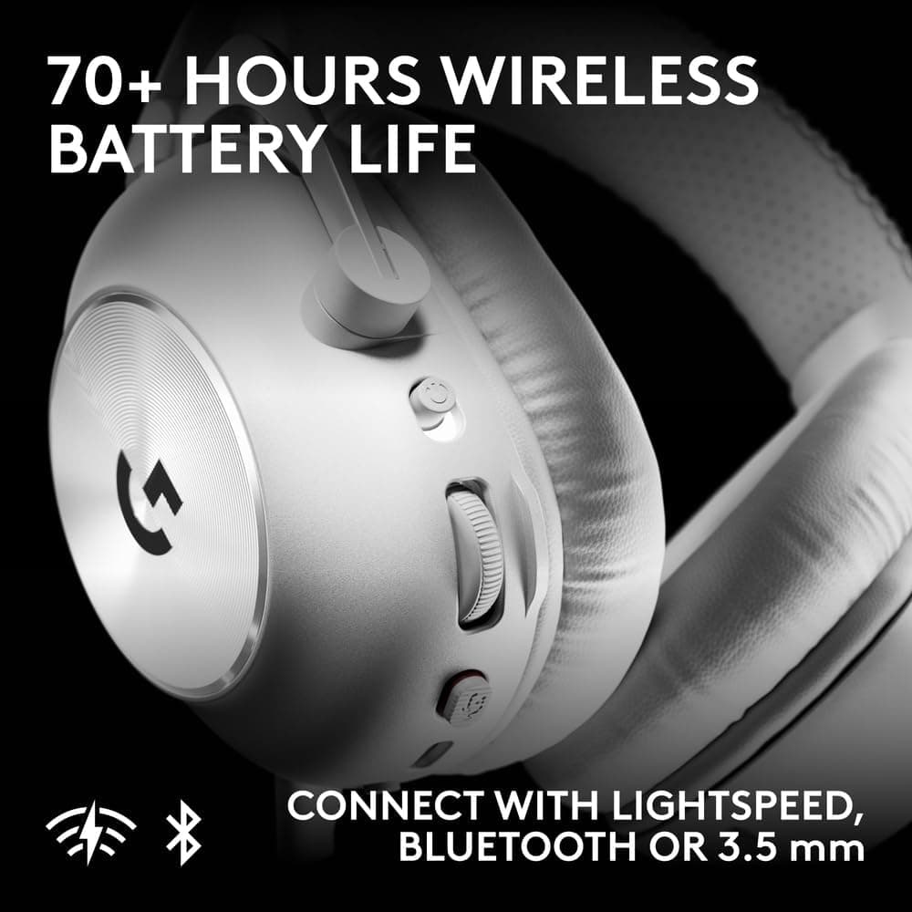 هدست گیمینگ Logitech G مدل PRO X3 LIGHTSPEED سفید هدست گیمینگ Logitech G مدل PRO X3 LIGHTSPEED سفید